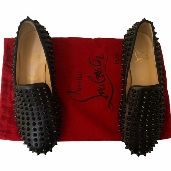 Christian Louboutin Rollin Spike Flats - Picture 6 of 9